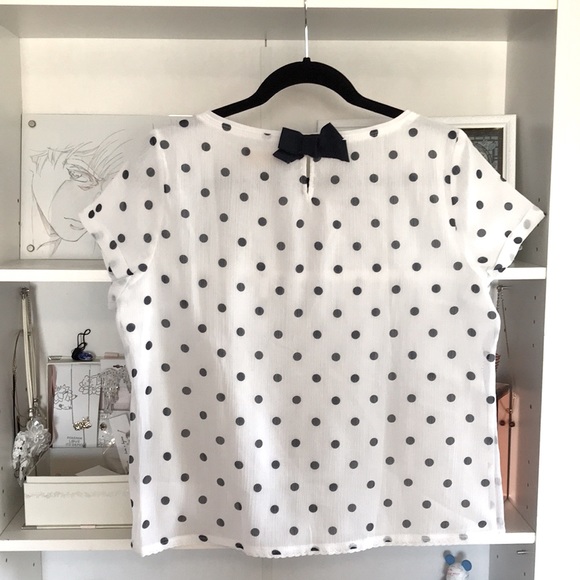 HOLLISTER Polka Dot Top w/Back Bow Detail - Picture 5 of 11